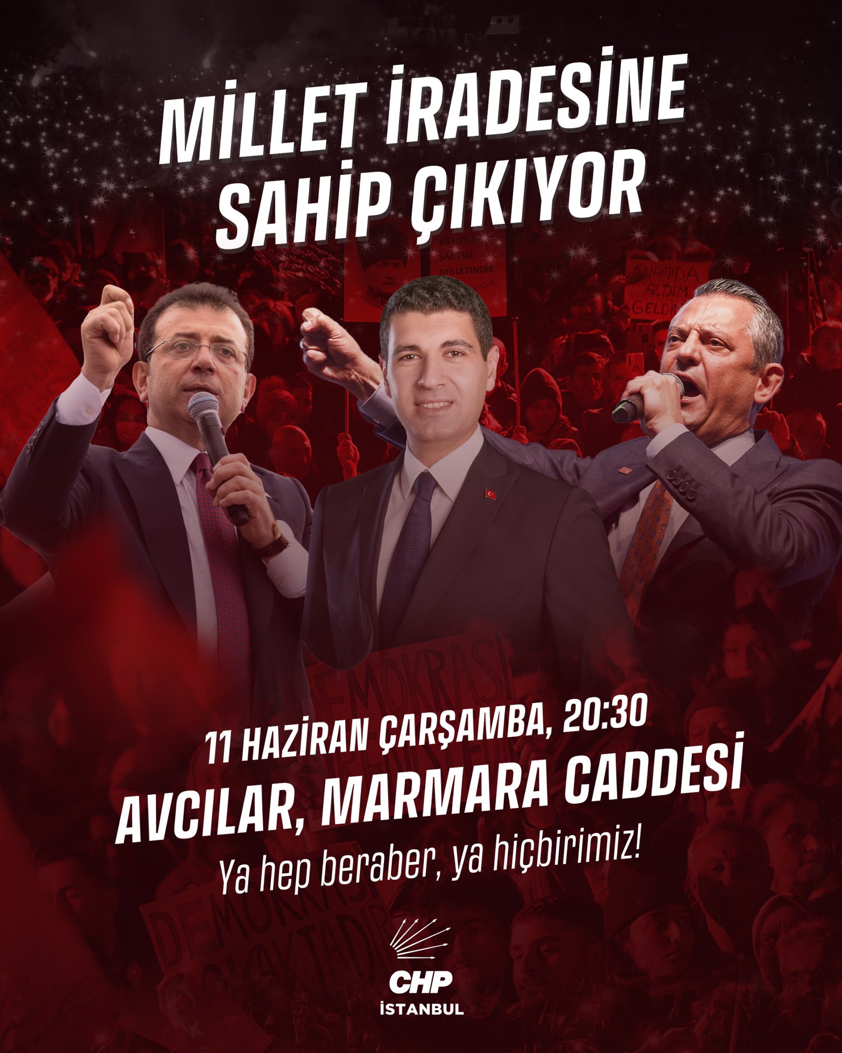 CHP “Millet İradesine Sahip Çıkıyor” mitinglerinin dokuzuncusunu düzenliyor - Resim : 1