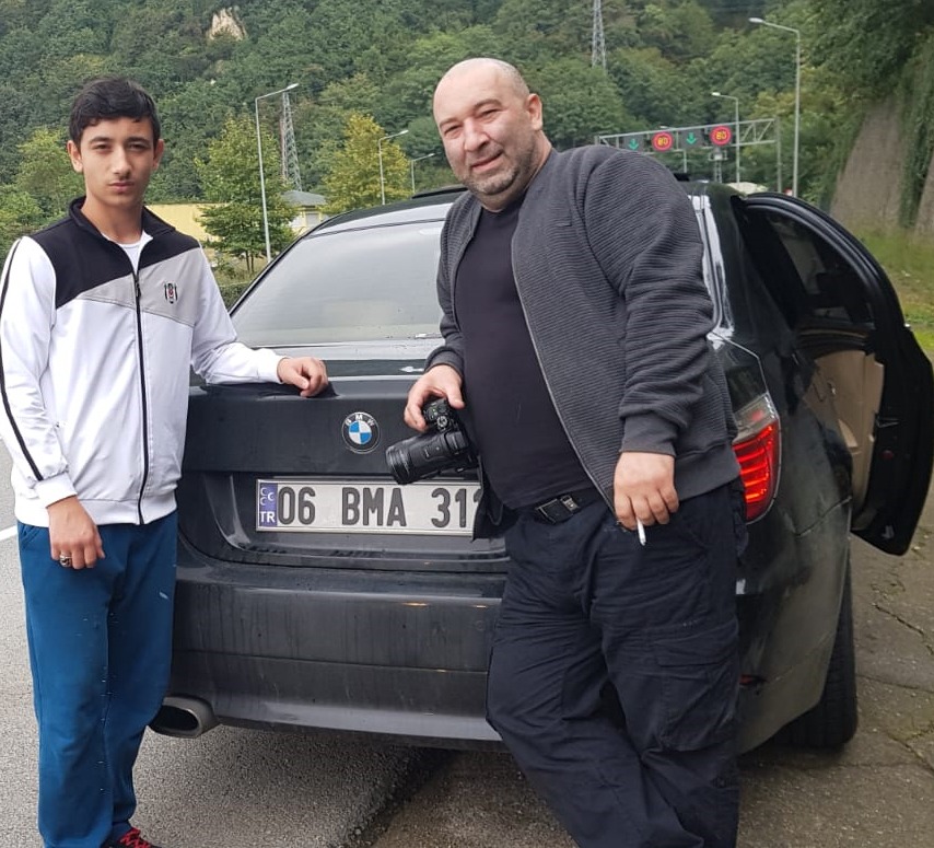 Harun Sener and his son İsmail Taha Sener. (via T24)