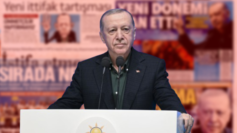 “Ak Parti, MHP ve DEM olarak bu yolda yürüyeceğiz” demişti; Erdoğan’ın yeni ittifak tartışması başlatan “tarihi” konuşması gazete manşetlerinde nasıl yer buldu?