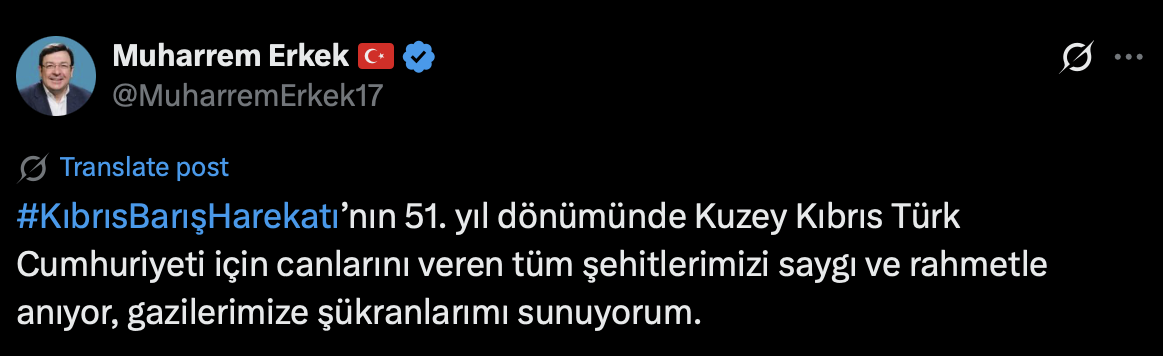 Çanakkale Belediye Başkanı Muharrem Erkek