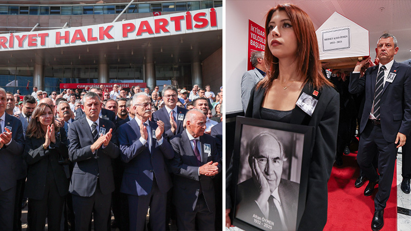 Eski CHP Genel Başkanı ve gazeteci Altan Öymen için partisinin Genel Merkezi'nde anma töreni: Vefamızı, CHP'yi iktidar yaparak ödeyeceğiz!