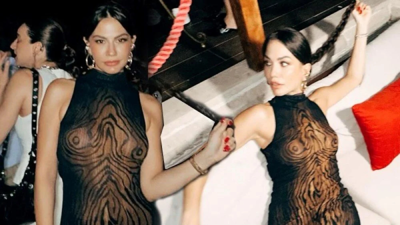 Demet Özdemir’den yeni pozlar: Elbisesi gündem oldu
