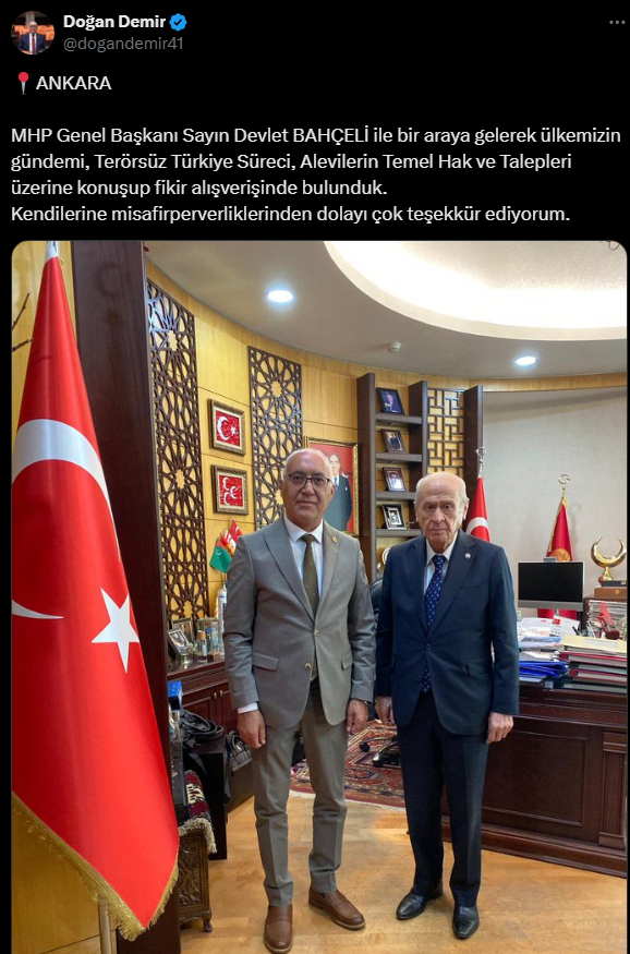 'MHP’ye mi geçiyor?” sorusu... Gelecek Partisi'nden istifa eden isimden Bahçeli'ye ziyaret! - Resim : 1