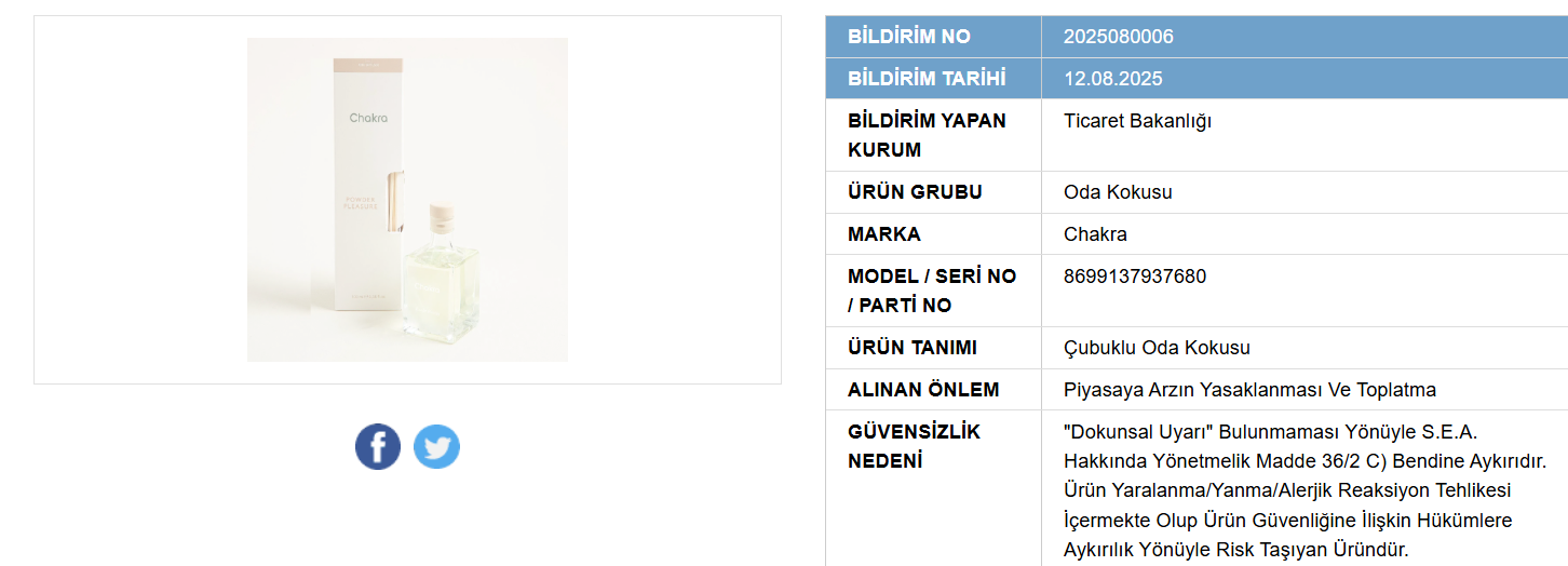 Chakra marka - Çubuklu oda kokusu