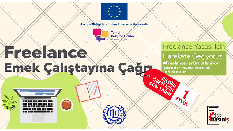 DİSK Basın-İş'ten freelance çalışanlara yönelik çalıştaya davet