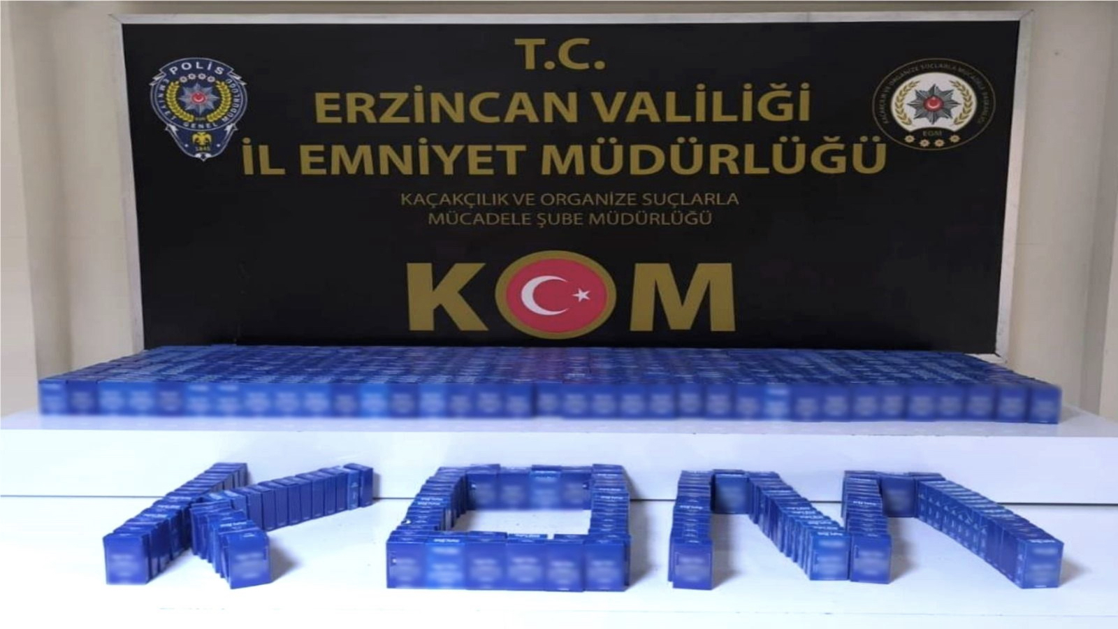 Erzincan'da kaçakçılık operasyonu; 2 gözaltı