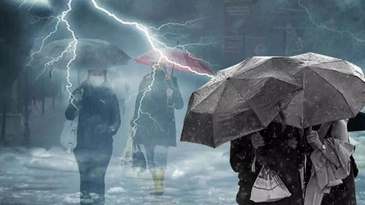Meteoroloji’den hava durumu raporu: O illerde gök gürültülü sağanak yağışa dikkat!