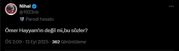 Bakan Yerlikaya'nın Özgür Özel'e Mevlana'dan alıntılayarak yaptığı gönderme, Ömer Hayyam'a aitmiş - Resim : 5