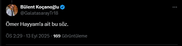 Bakan Yerlikaya'nın Özgür Özel'e Mevlana'dan alıntılayarak yaptığı gönderme, Ömer Hayyam'a aitmiş - Resim : 6