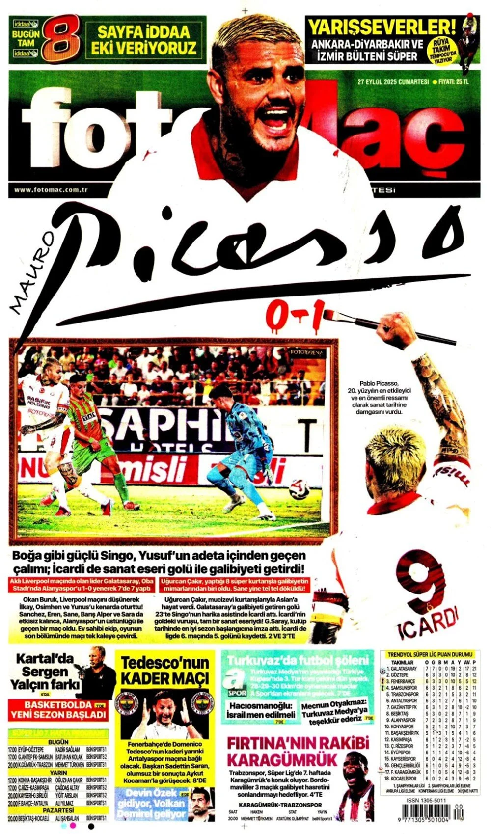 "Aslan'ın 7. harikası" | Günün spor manşetleri