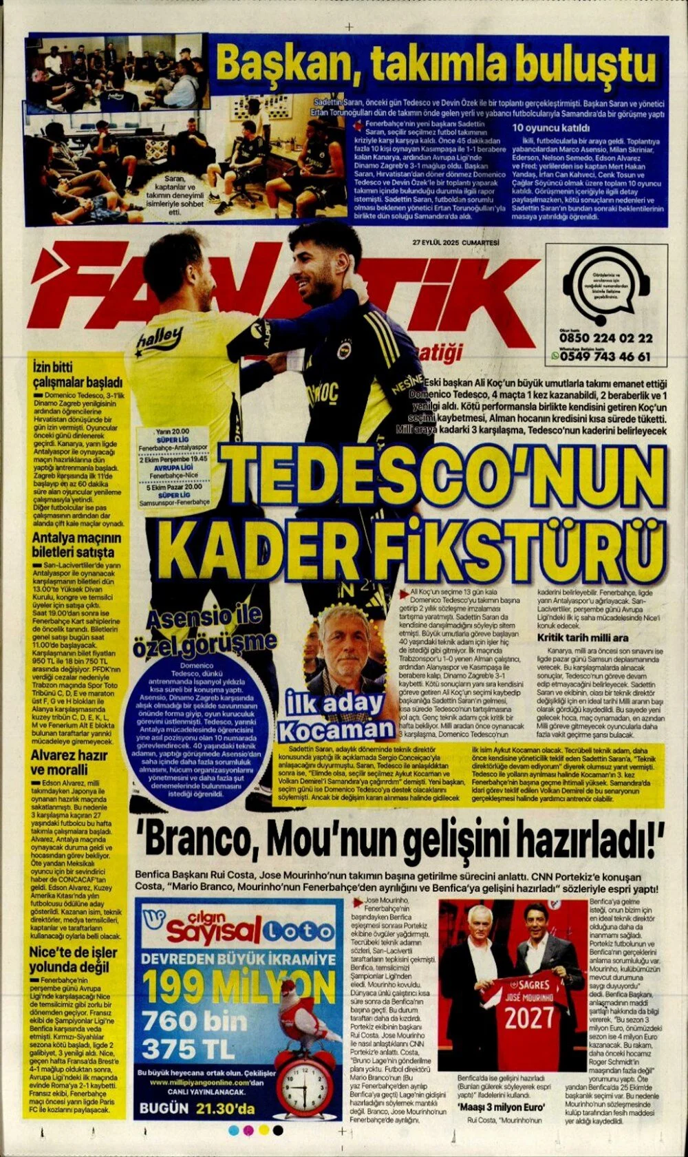 "Aslan'ın 7. harikası" | Günün spor manşetleri