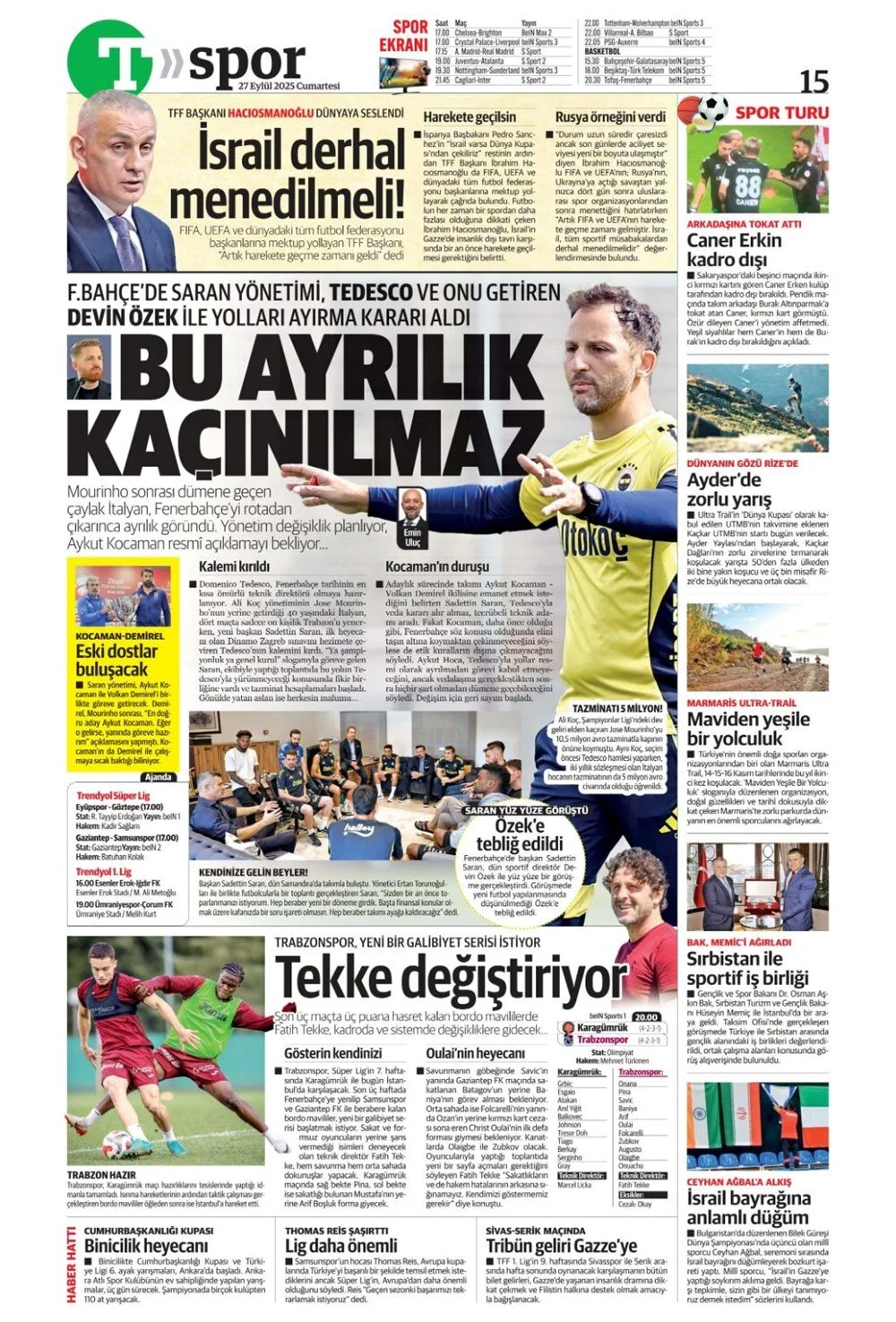 "Aslan'ın 7. harikası" | Günün spor manşetleri