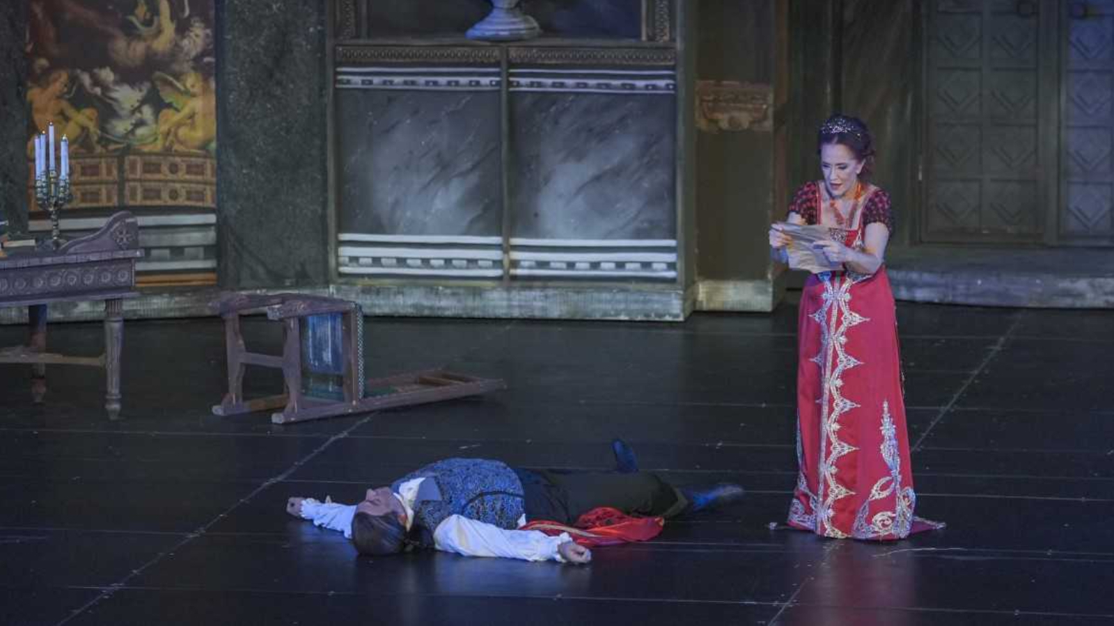 "Tosca" operası Aspendos Antik Tiyatrosu'nun tarihi atmosferinde sahnelendi