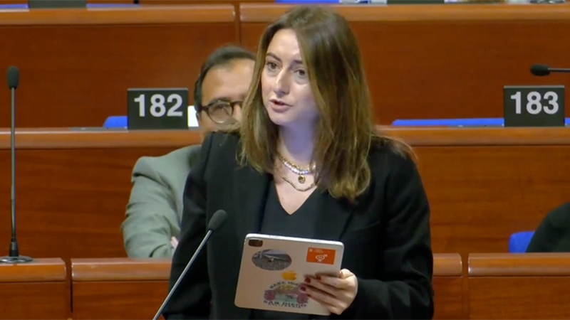 CHP'li Bankoğlu Avrupa Komisyonu Parlamenter Meclisi'nde konuştu: Hiçbir güç, halkın özgürlük talebinden daha güçlü değildir