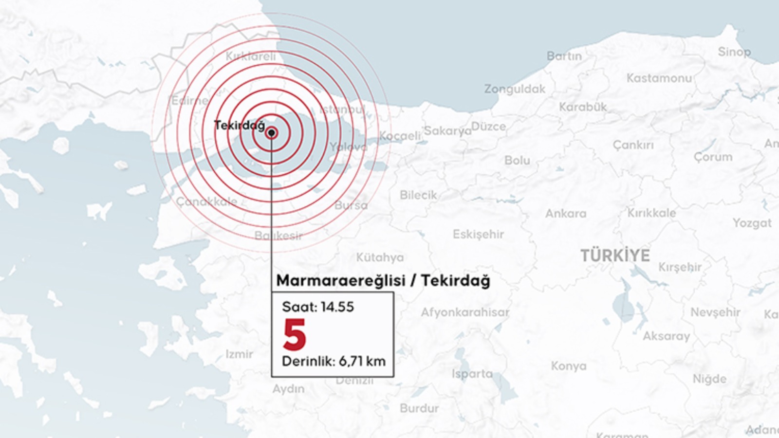 Marmara'da 5 büyüklüğünde deprem: Şiddetli hissedilen İstanbul'da 4 bina hasar aldı 