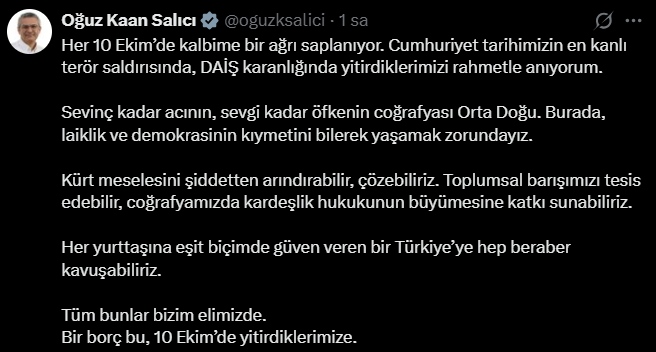 CHP İstanbul Milletvekili  Oğuz Kaan Salıcı