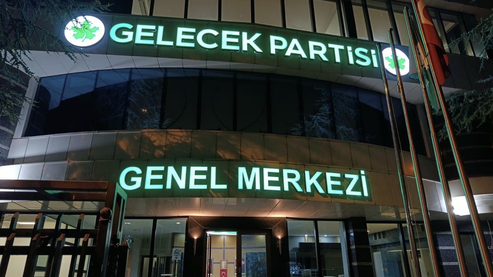 Gelecek Partisi'nden adres değişikliği 
