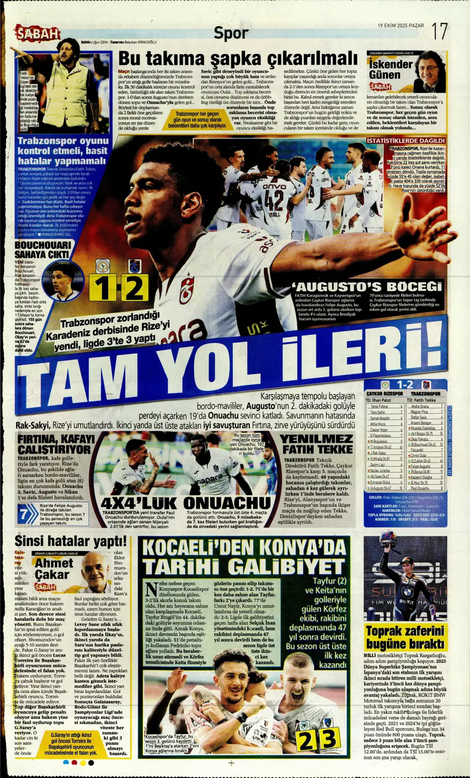 "Yalçın'dan ötanazi" | Günün spor manşetleri