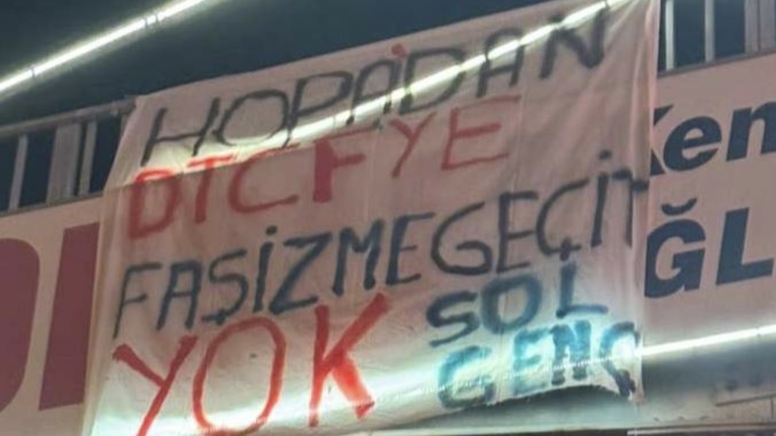 Yemekhane zammını protesto eden öğrencilere destek: Hopa’dan DTCF’ye faşizme geçit yok