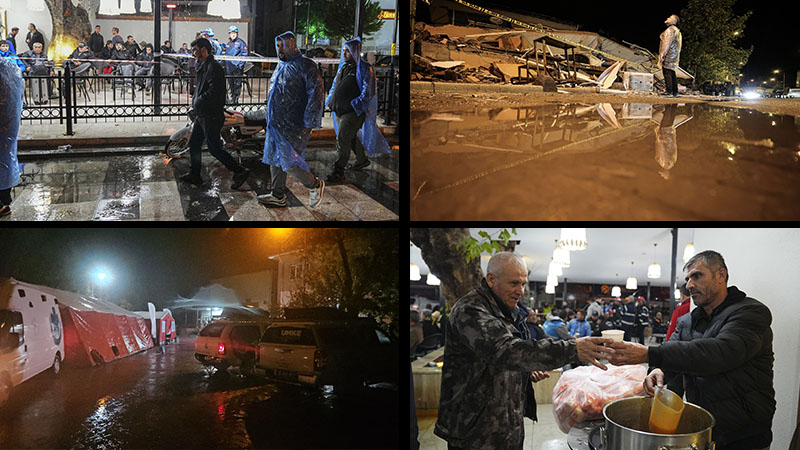 Balıkesir’de artçı depremler gece boyunca sürdü: Battaniyeler dağıtıldı, acil müdahale çadırları kuruldu, vatandaşlar geceyi sokaklarda geçirdi!