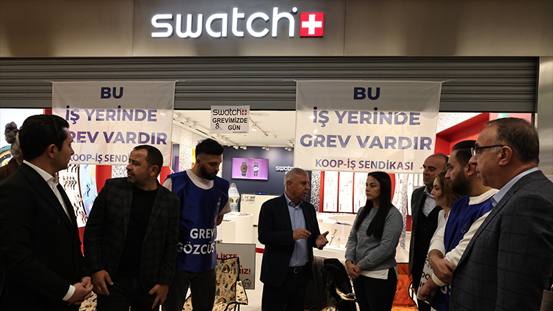 Swatch Group işçileri 8 gündür grevde: İşverenden adım atılmadı, biz de grevimizi sonuna kadar götürmekte kararlıyız!