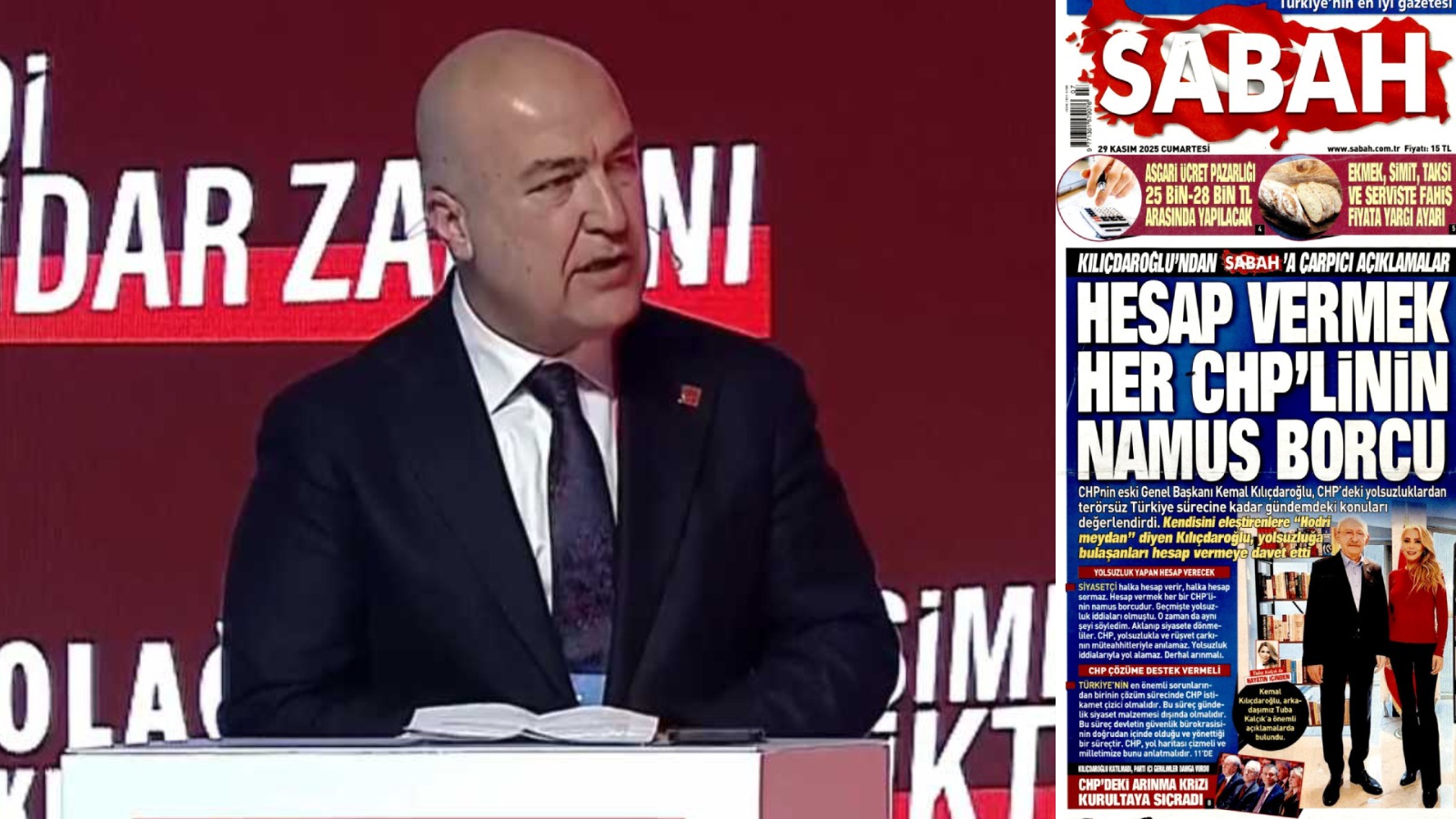 CHP'li Murat Bakan'dan Kılıçdaroğlu'nun röportajına tepki: Kendisini kurultayda görmek isterdik, Sabah gazetesinde değil