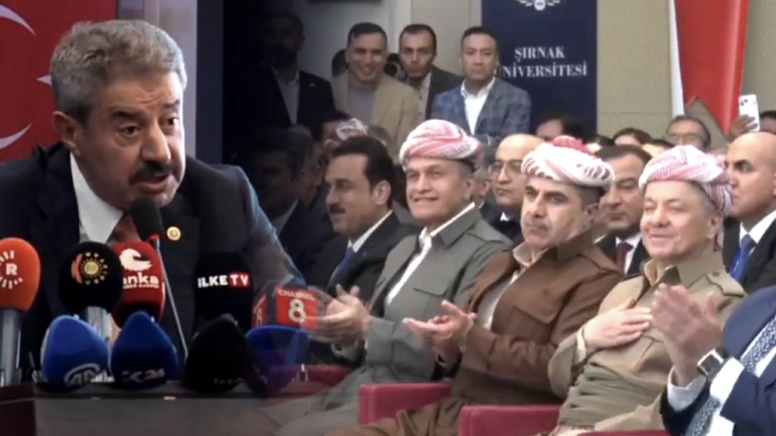 AKP'li milletvekili Barzani'ye Kürtçe seslendi: Sen gözümüzün nurusun, Kürtlüğü senden öğrendik