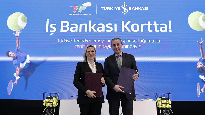 İş Bankası, Türkiye Tenis Federasyonu’nun ana sponsoru oldu: Başarı hikayeleri kartopu etkisi yaratacaktır