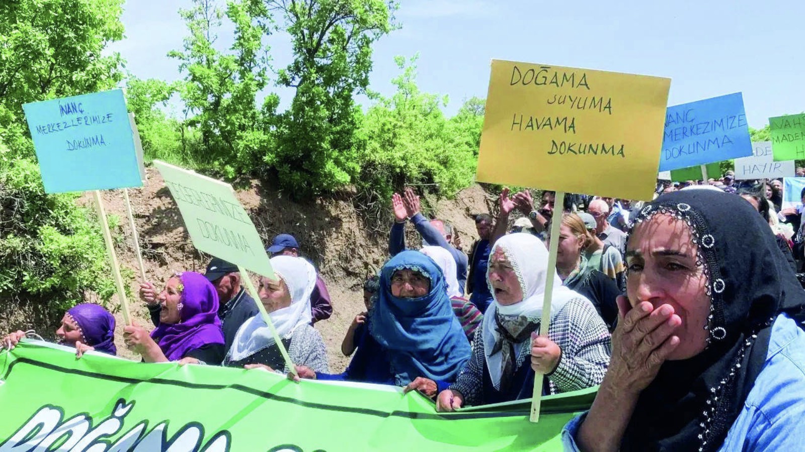Tunceli'de madene karşı direniş yeniden başladı: Türkiye’nin dört bir yanında sermayeye peşkeş çekilen doğanın yok edilmesine izin vermeyeceğiz