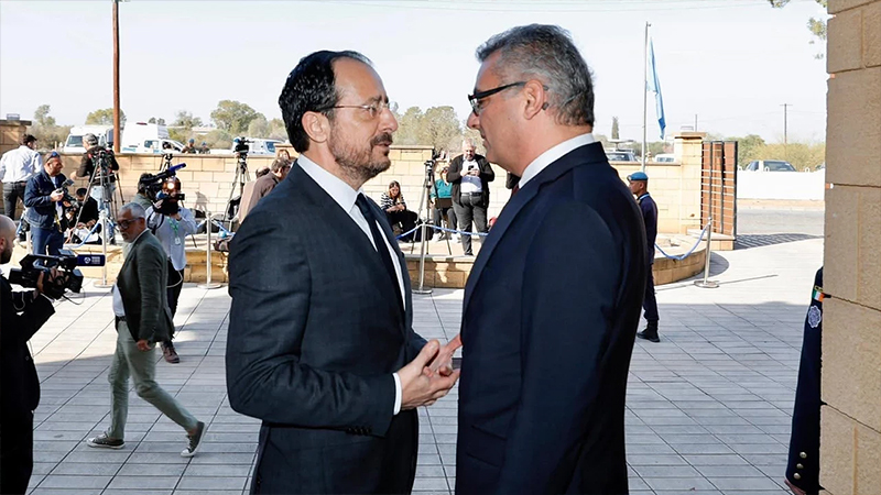 KKTC Cumhurbaşkanı Erhürman, GKRY lideri Hristodulidis ve BM Kıbrıs Temsilcisi Cuellar ile görüştü: Yeni geçiş kapıları konuşuldu, Kıbrıs sorununda siyasi eşitlik vurgusu