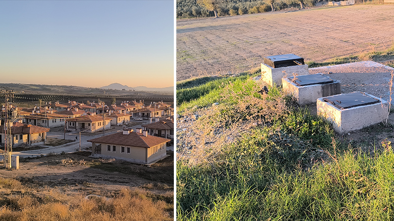 Osmaniye’da deprem konutlarında yaşayan vatandaşlar: Foseptik çukuru doldu, kokudan duramıyoruz