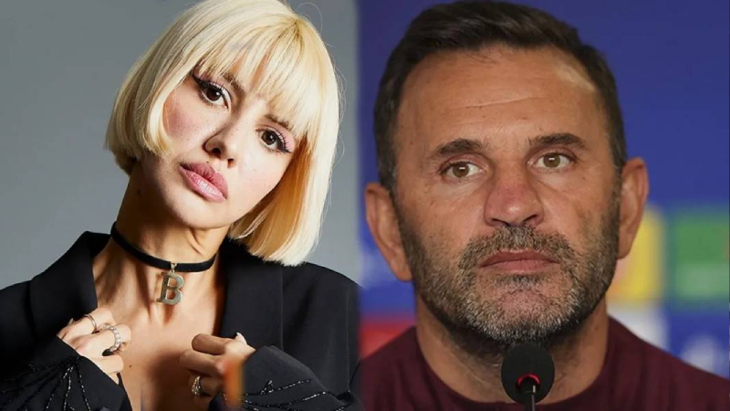 Okan Buruk modacı eski eşiyle Paris tatilinde