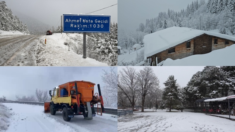 Türkiye kar yağışının etkisinde: Yollar kapandı, ağaçlar ve binalar beyaza büründü!