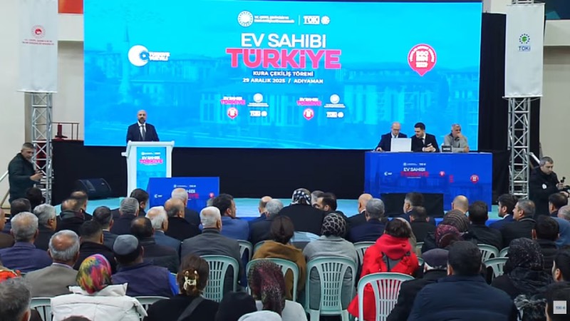 'Yüzyılın Konut Projesi'nde kura çekimleri başladı
