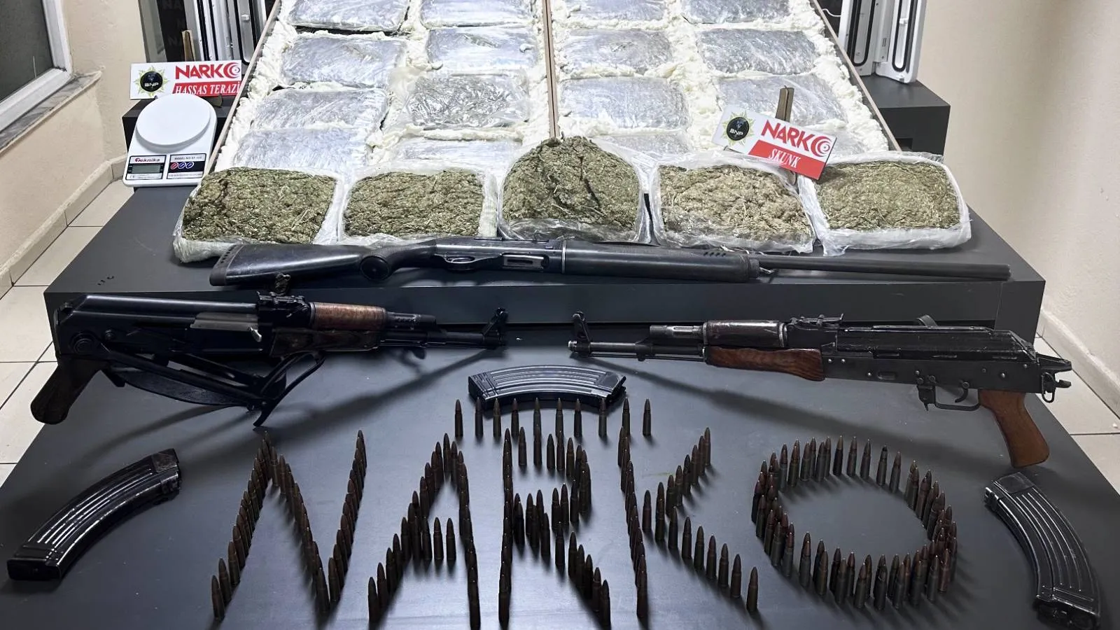 2025 yılında 98 milyar 554 milyon lira değerinde ticari eşya ve uyuşturucu madde yakalandı