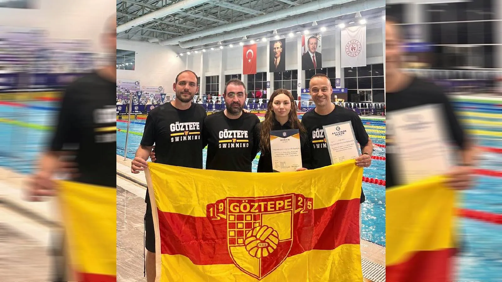 Milli yüzücü Derin Akar, Antalya'daki şampiyonada 11 yıllık Türkiye rekorunu kırdı