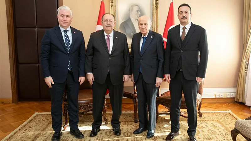 YSK Başkanı Yener'den, MHP Lideri Bahçeli'ye ziyaret