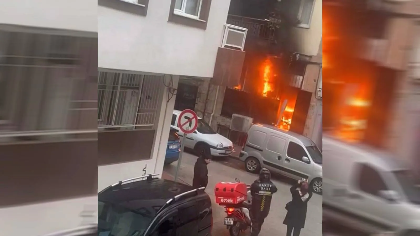 Manisa’da oyun salonu yandı