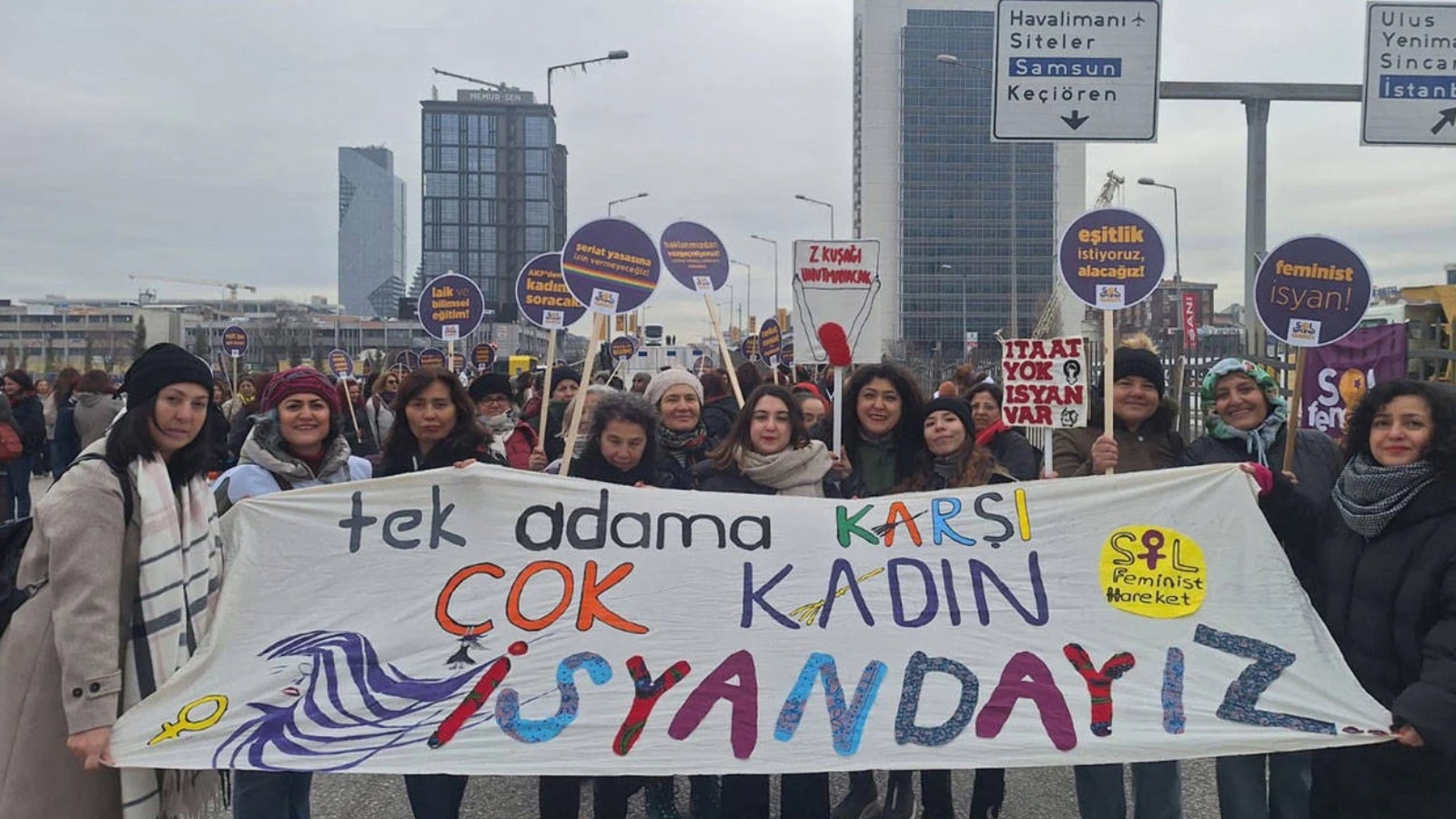 "Büyük Kadın Mitingi" Ankara'da başladı: Tek adama karşı çok kadın isyandayız!