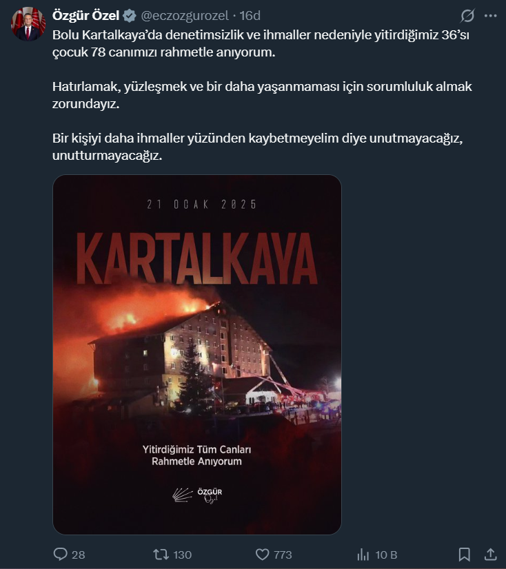 CHP Genel Başkanı