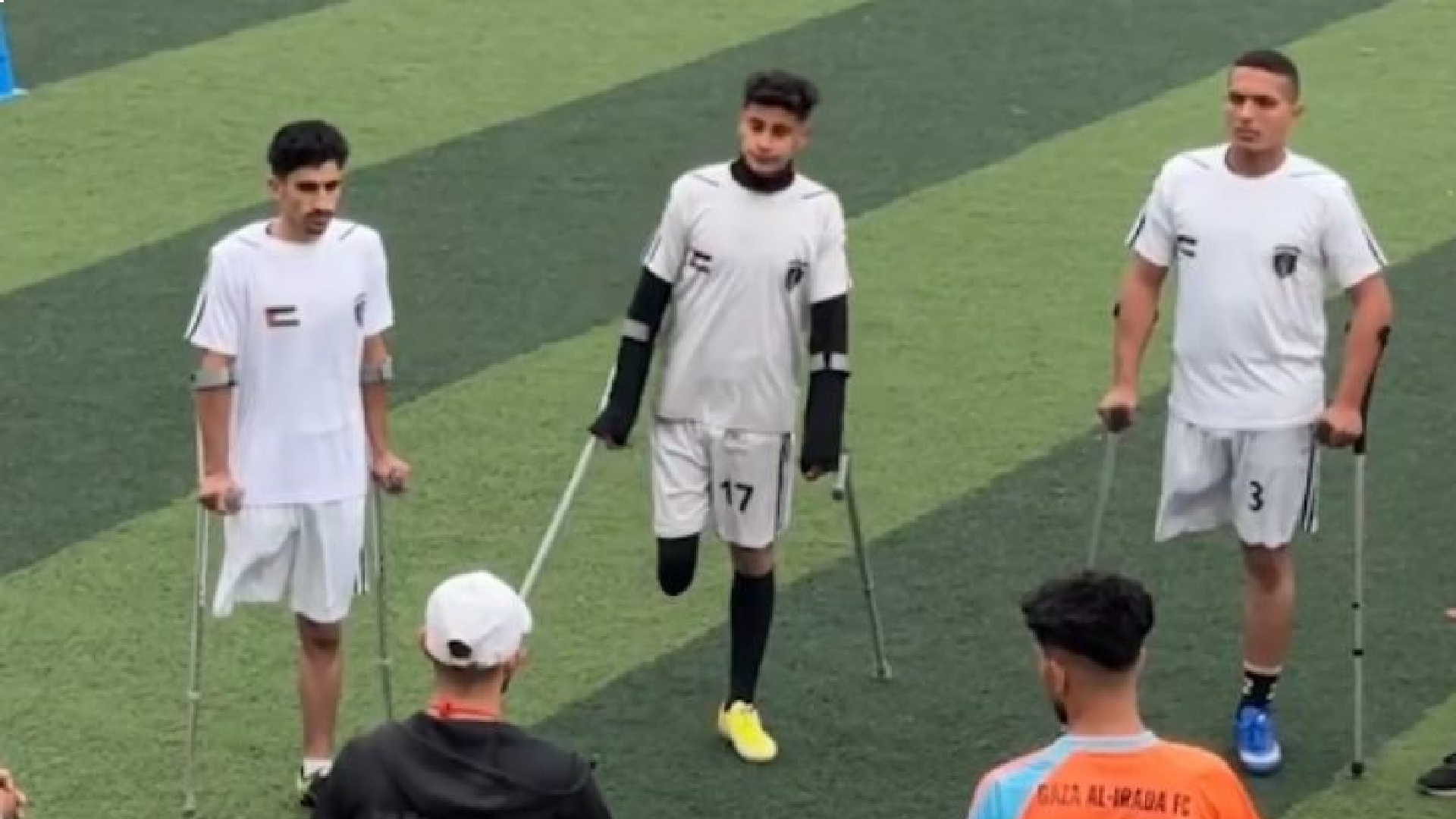 "Gazze İrade Ampute Futbol Takımı" tüm koşullara rağmen antrenmanlarına devam ediyor