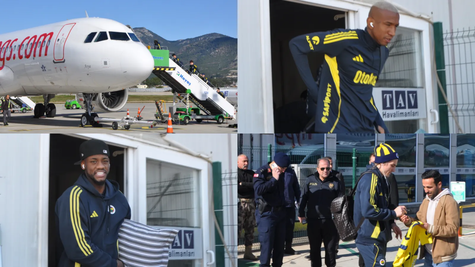 Alanya'da mahsur kalmışlardı; Fenerbahçe kafilesi İstanbul'a döndü!