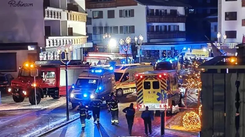 Dünyaca ünlü kayak merkezindeki barda patlama: 40 ölü, 115 yaralı! 