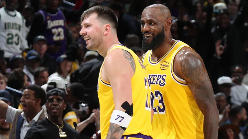 Doncic ve LeBron damga vurdu, LA Lakers galibiyete uzandı