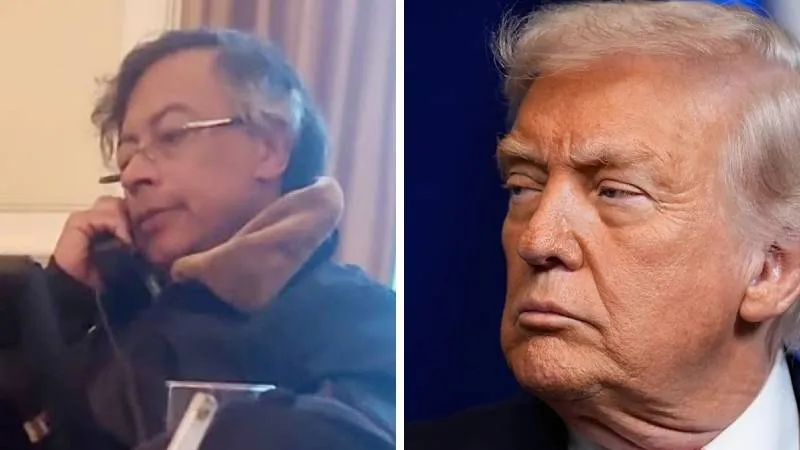 Kolombiya Cumhurbaşkanı Petro, Trump'ı aradı; o anların fotoğrafını paylaştı | ABD Başkanı: Üslubunu takdir ettim, görüşmeyi dört gözle bekliyorum