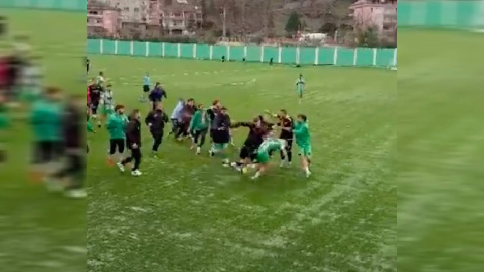 Süper Amatör Lig maçında yumruklar konuştu