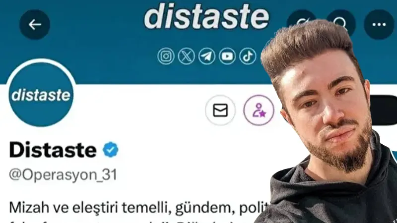 “Distaste” isimli sosyal medya hesabının yöneticisi Fahrettin Gökberk Akbulut tutuklandı