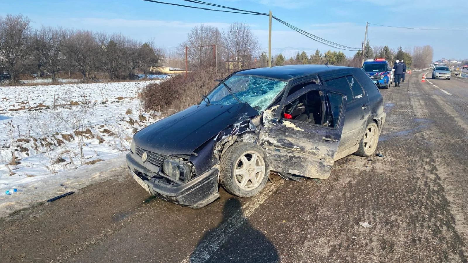 Kastamonu'da cip ile otomobilin çarpıştığı kazada 3 kişi yaralandı