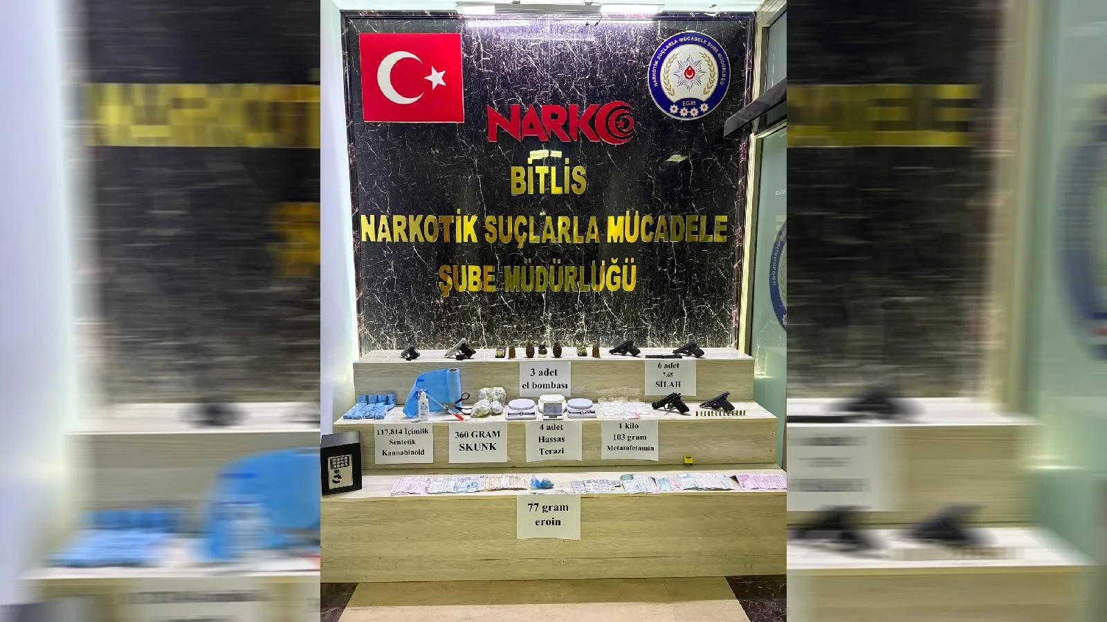 Bitlis'te uyuşturucu operasyonunda yakalanan şüphelilerden 27'si tutuklandı