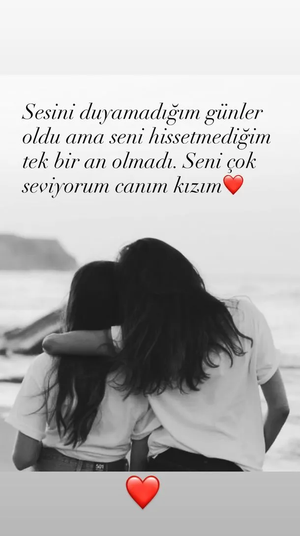 Güzide Duran: Sesini duyamadığım günler oldu ama seni hissetmediğim tek bir an olmadı canım kızım - 
                    1. Resim